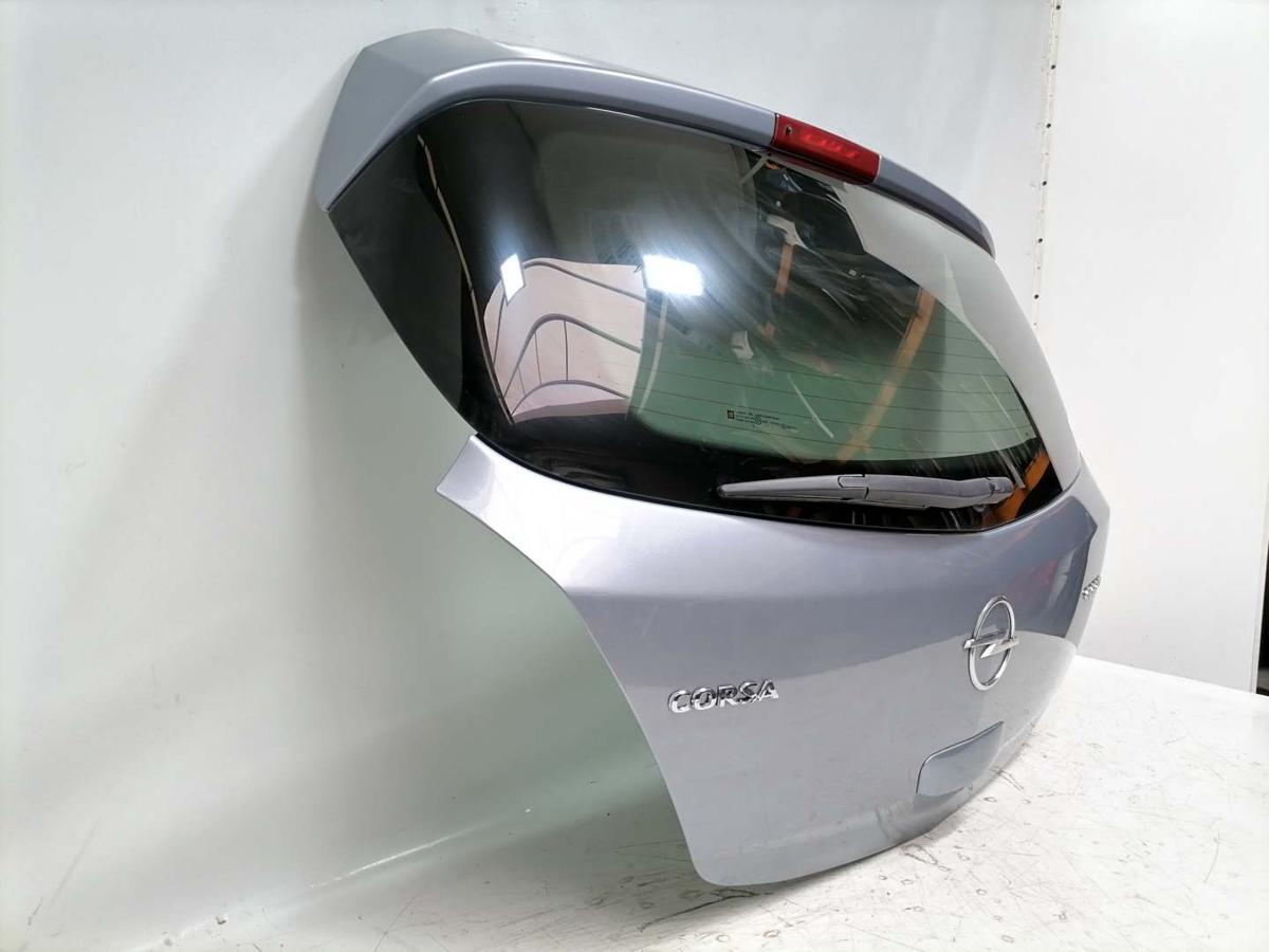 Opel Corsa D original Heckklappe mit Heckscheibe Z163 Lichtsilber 5-T&uuml;rer Bj.2010